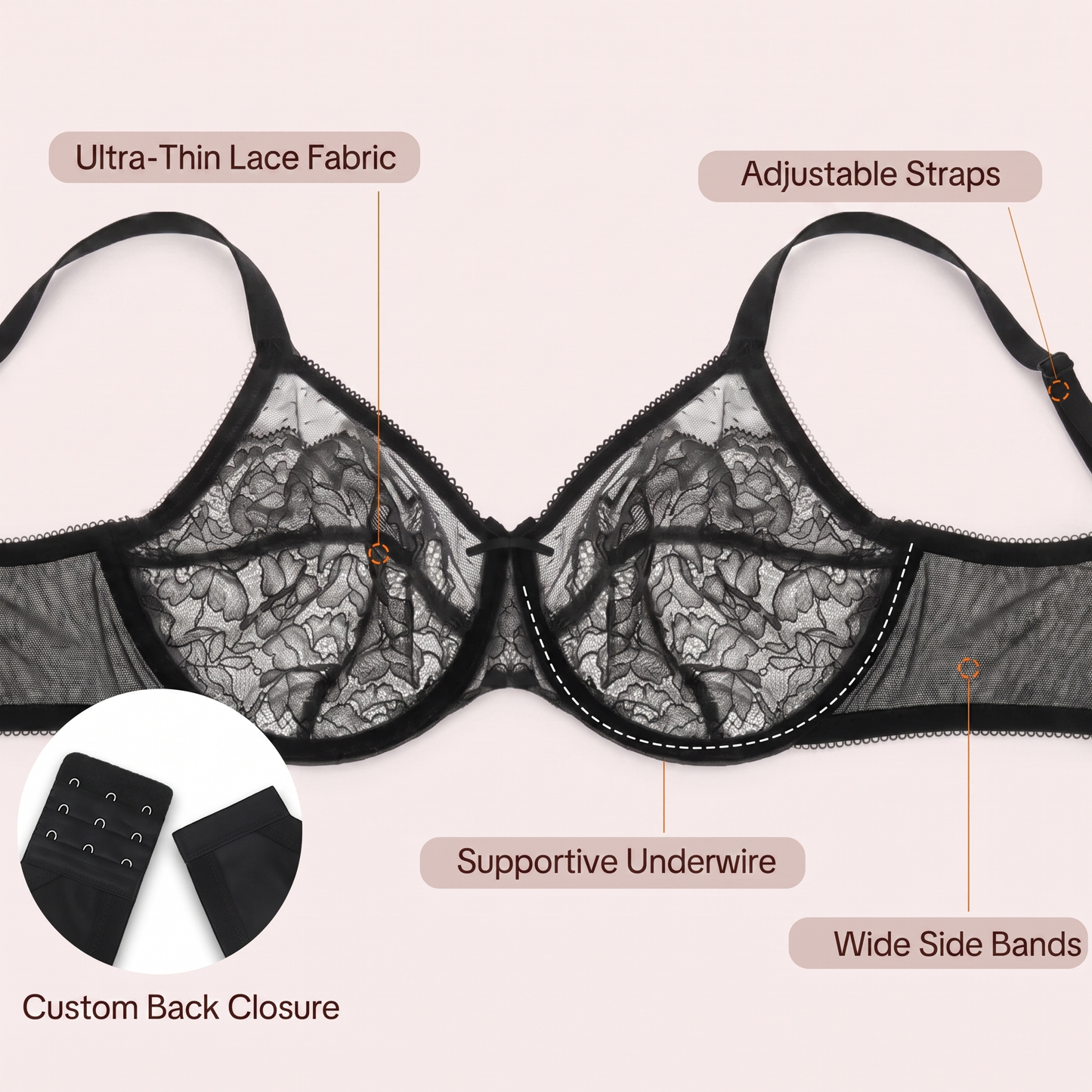 Vello Minimizer Bra