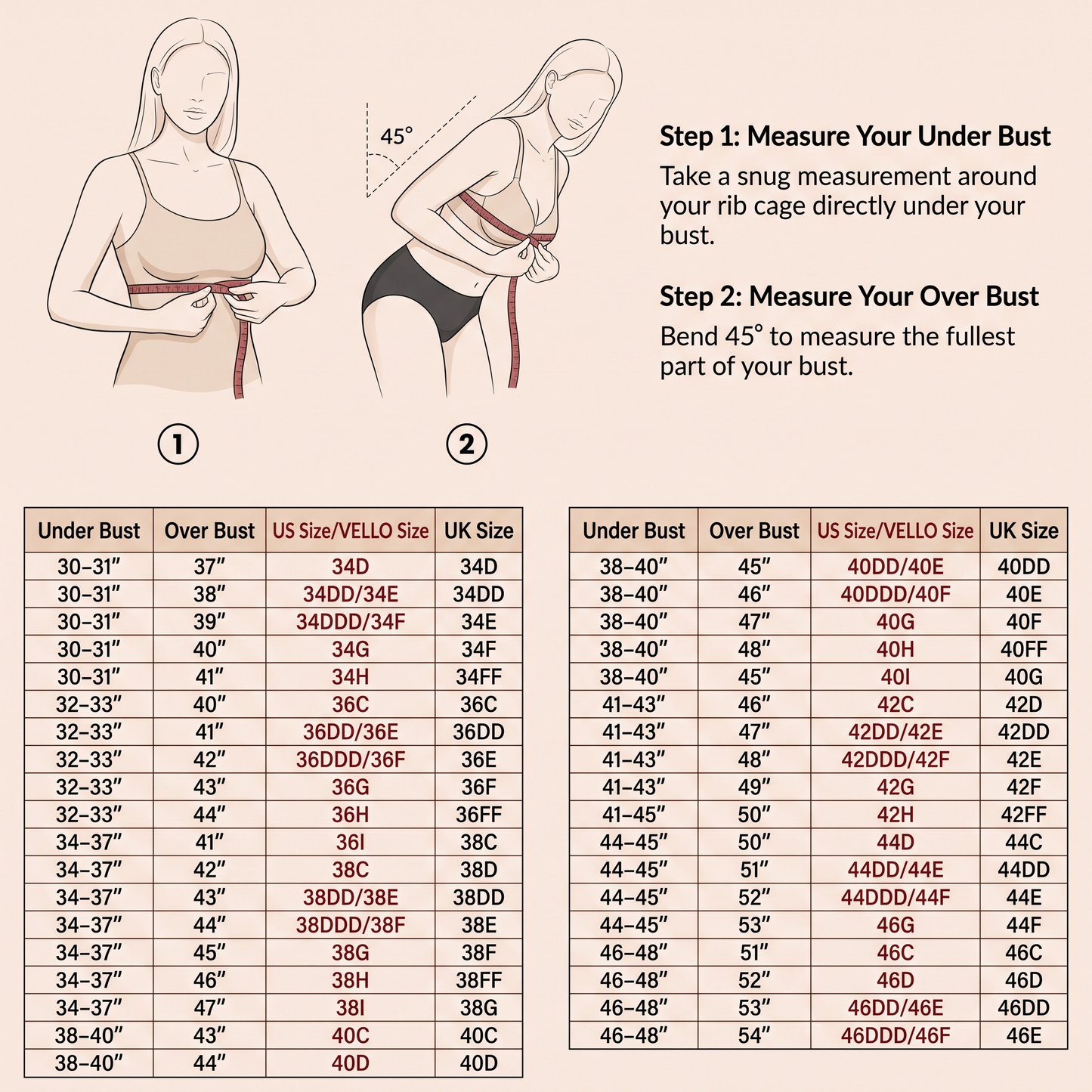 Vello Minimizer Bra
